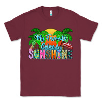 Burgundy My Favorite Coloris Sunshine Classic Tee - CowhideDigitalArt
