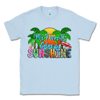 Dusty Blue My Favorite Coloris Sunshine Classic Tee - CowhideDigitalArt