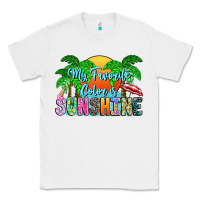 White My Favorite Coloris Sunshine Classic Tee - CowhideDigitalArt