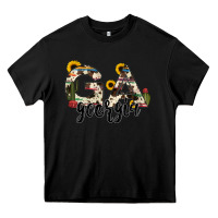Black georgia state cowhide serape cactus Heavy Core Tee - RanaPortraitStore