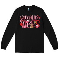 Black valentine vibes Long Sleeve Tee - MaliasSmallBusiness