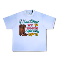 Grape Ice if i can't wear my boots i ain't going Urban Heavy Tee - BarkalooDesign
