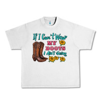 Lunar Rock if i can't wear my boots i ain't going Urban Heavy Tee - BarkalooDesign