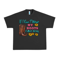 Pigment Black if i can't wear my boots i ain't going Urban Heavy Tee - BarkalooDesign