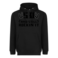 Black 50 Birthday Rock Heavyweight Hoodie - Bettercallsaul