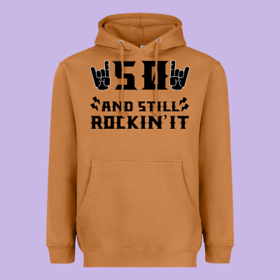 50 Birthday Rock Heavyweight Hoodie Designed By Bettercallsaul