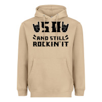 Mushroom 50 Birthday Rock Heavyweight Hoodie - Bettercallsaul