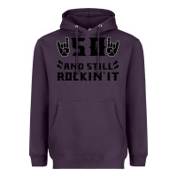 Plum 50 Birthday Rock Heavyweight Hoodie - Bettercallsaul