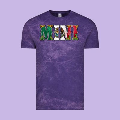 Mexican Flag Mini Vintage Tee Designed By Jasminsmagicworld