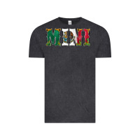Vintage Black mexican flag mini Vintage Tee - Jasminsmagicworld