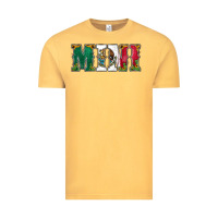 Vintage Mustard mexican flag mini Vintage Tee - Jasminsmagicworld