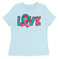 Baby Blue love Ladies Tee - JahusDesignShop