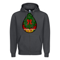 Smoke christmas teardrop Zipper Hoodie - BundleAndBundleShop