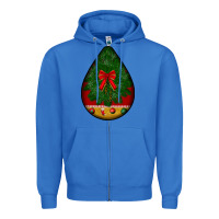 True Royal christmas teardrop Zipper Hoodie - BundleAndBundleShop