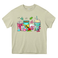 Mossy science teacher coffee cups Heavy Core Tee - Zillion Design Studio