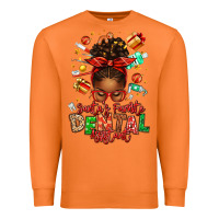 Carrot Santa's Favorite Dental Assistant Afro Messy Bun Premium Sweatshirt - texasbilliewilder