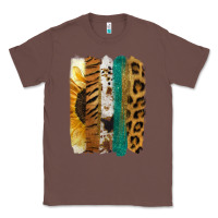 Chestnut Leopard Sunflower Brush Strokes Classic Tee - Jasminsmagicworld