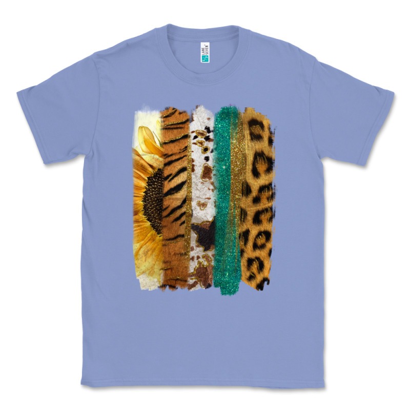 Leopard Sunflower Brush Strokes Classic Tee by Jasminsmagicworld | Teevron