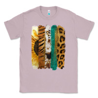 Lilac Leopard Sunflower Brush Strokes Classic Tee - Jasminsmagicworld