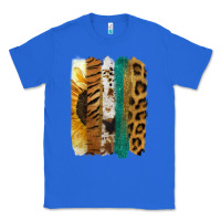 True Royal Leopard Sunflower Brush Strokes Classic Tee - Jasminsmagicworld