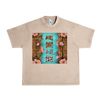 French Oak Western Mama Pink Roses Urban Heavy Tee - LillyAllenDesigns