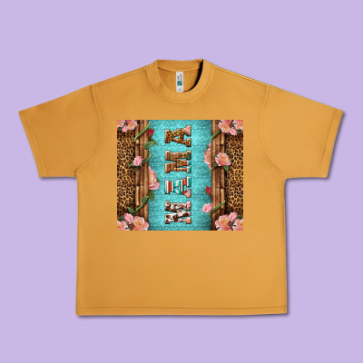 Western Mama Pink Roses Urban Heavy Tee Designed By Lillyallendesigns
