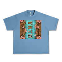 Pebble Blue Western Mama Pink Roses Urban Heavy Tee - LillyAllenDesigns
