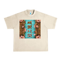 Sandshell Western Mama Pink Roses Urban Heavy Tee - LillyAllenDesigns