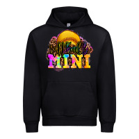 Black softball mini Urban Hoodie - OliviaCreatesArt