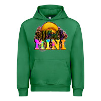 Emerald softball mini Urban Hoodie - OliviaCreatesArt