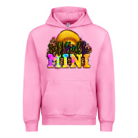 Fuchsia Pink softball mini Urban Hoodie - OliviaCreatesArt
