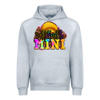 Heather Grey softball mini Urban Hoodie - OliviaCreatesArt