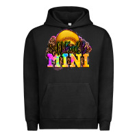 Pigment Black softball mini Urban Hoodie - OliviaCreatesArt