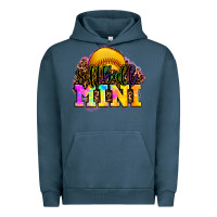 Pigment Midnight Navy softball mini Urban Hoodie - OliviaCreatesArt