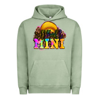Pigment Oil Green softball mini Urban Hoodie - OliviaCreatesArt