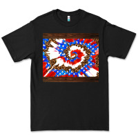 Black usa tie dye Premium Tee - AdoDesignShop