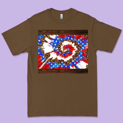 Usa Tie Dye Premium Tee Designed By Adodesignshop