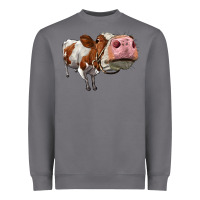 Storm cute simmental cow Heavyweight Sweatshirt - LillyAllenDesigns