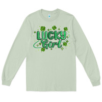 Matcha lucky girl Long Sleeve Tee - MaliasSmallBusiness