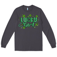 Smoke lucky girl Long Sleeve Tee - MaliasSmallBusiness