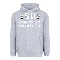 Heather Grey 50 birthday rock whitw Heavyweight Hoodie - Bettercallsaul