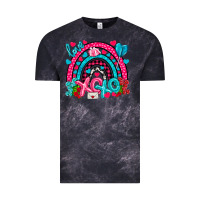 Cloud Black xo xo rainbow valentine Vintage Tee - NancyCooperArtShop