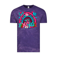 Cloud Purple xo xo rainbow valentine Vintage Tee - NancyCooperArtShop
