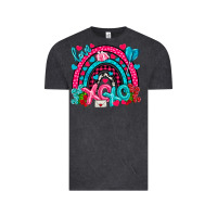 Vintage Black xo xo rainbow valentine Vintage Tee - NancyCooperArtShop