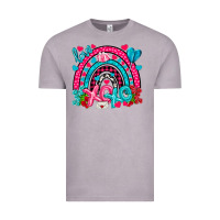 Vintage Zinc xo xo rainbow valentine Vintage Tee - NancyCooperArtShop