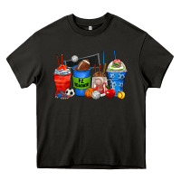 Asphalt p.e. teacher coffee cups Heavy Core Tee - Zillion Design Studio