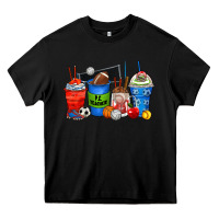 Black p.e. teacher coffee cups Heavy Core Tee - Zillion Design Studio