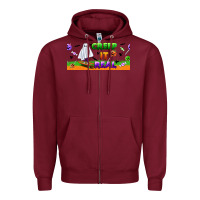 Burgundy creep it real libbey glass Zipper Hoodie - BundleAndBundleShop