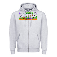 Heather Grey creep it real libbey glass Zipper Hoodie - BundleAndBundleShop