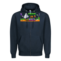 Navy creep it real libbey glass Zipper Hoodie - BundleAndBundleShop